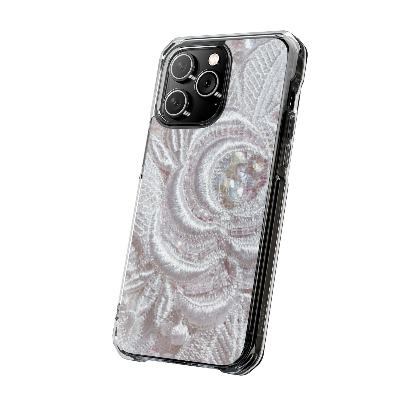 Clear Magnetic Phone Case – Lace Veil