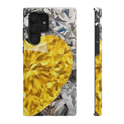 Impact-Resistant Phone Case – Heart of Gold
