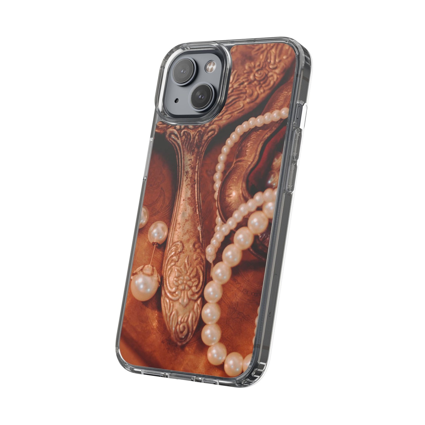 Clear Phone Case – Bronze Vanity
