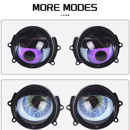 Cool Decoration Dynamic LED Car Headlights Devil Eye LED Car Light Headlight Assembly Modified Eagle Eye Light Cars Accessory