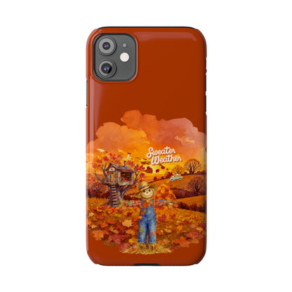 Slim Phone Case – Sweater Weather – Compatible with iPhone 11–17 Series