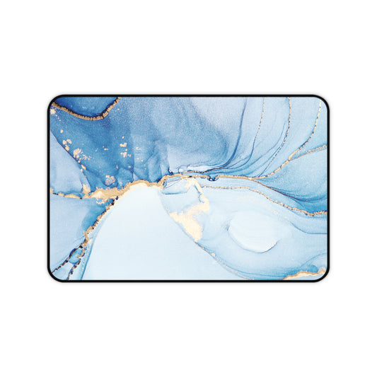 Neoprene Desk Mat – Blue Agate
