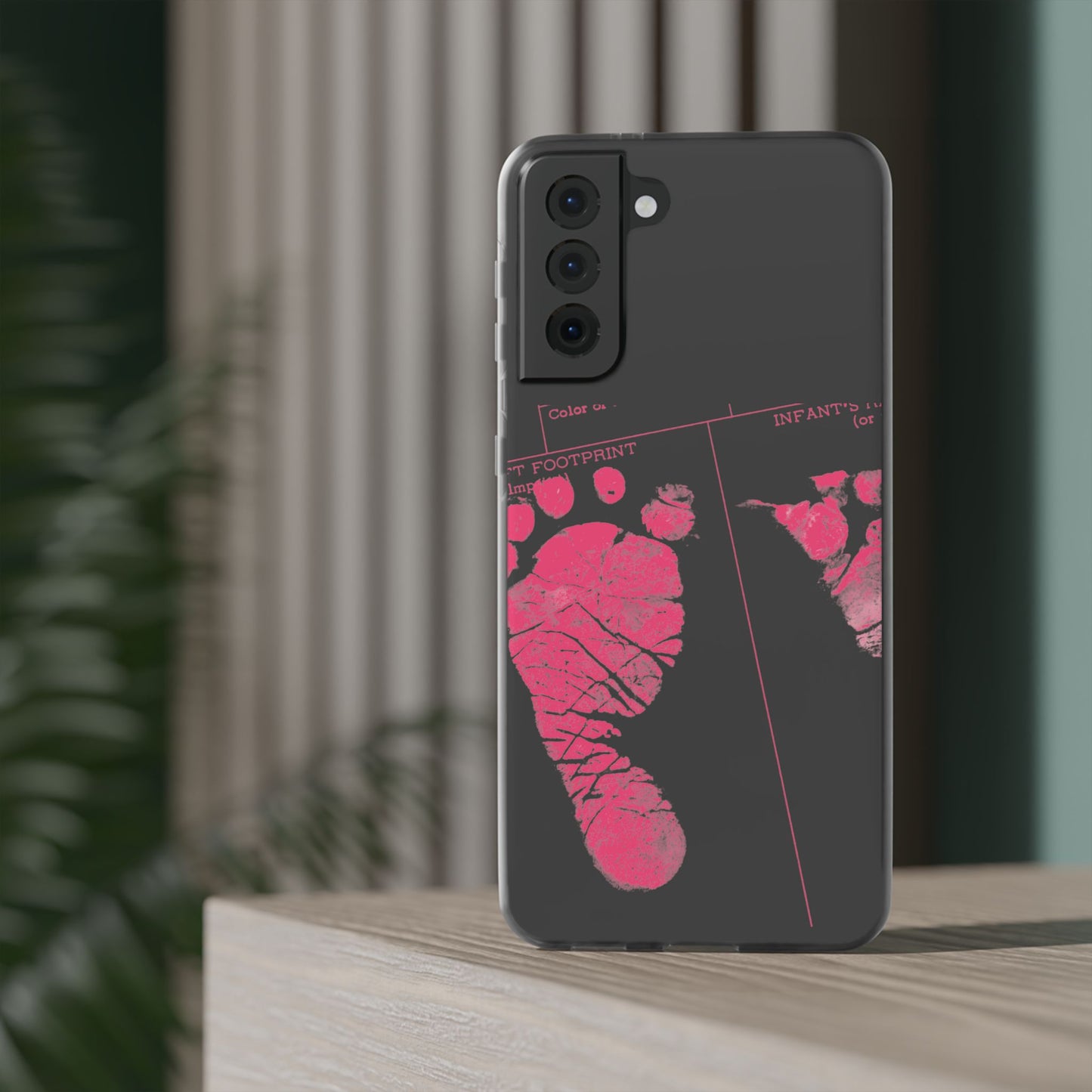Flexi Case – Mom’s Little Pink Footprints