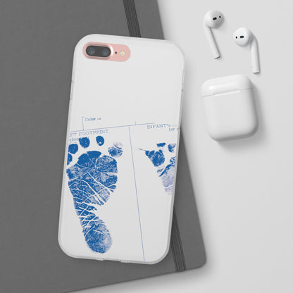 Flexi Case – Mom’s Little Blue Footprints