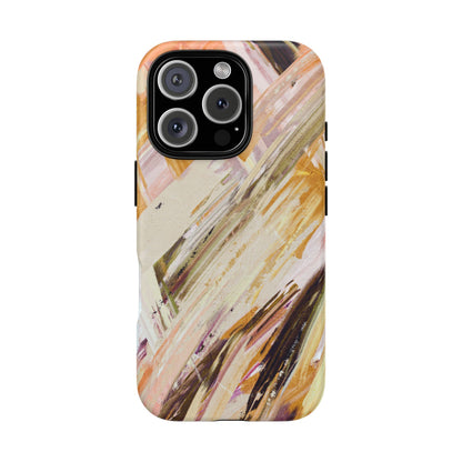 Protective Phone Case – Brush & Bronze