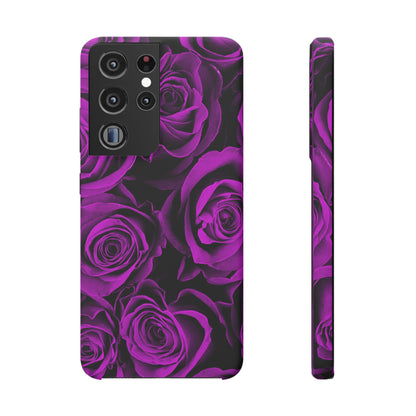 Snap Phone Case – Amethyst Roses