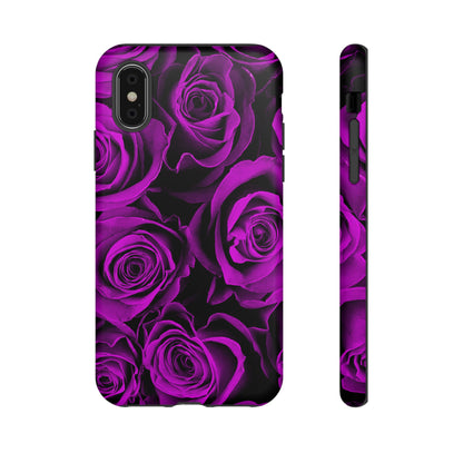 Protective Phone Case – Amethyst Roses