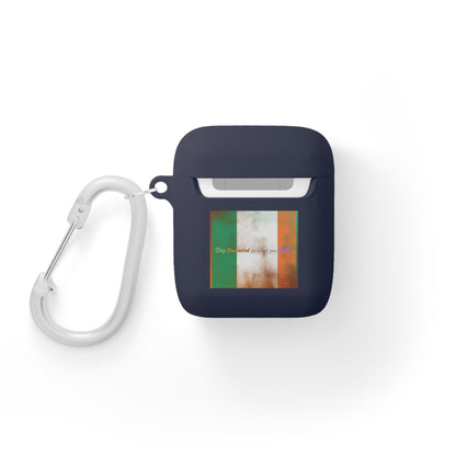 Wireless Earbud Case Cover – Irish Lip St. Patrick’s Day Design