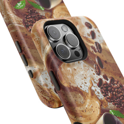 Impact-Resistant Phone Case – Love at First Sip – Compatible with iPhone 11–17 & Samsung Galaxy S22–S26 Series