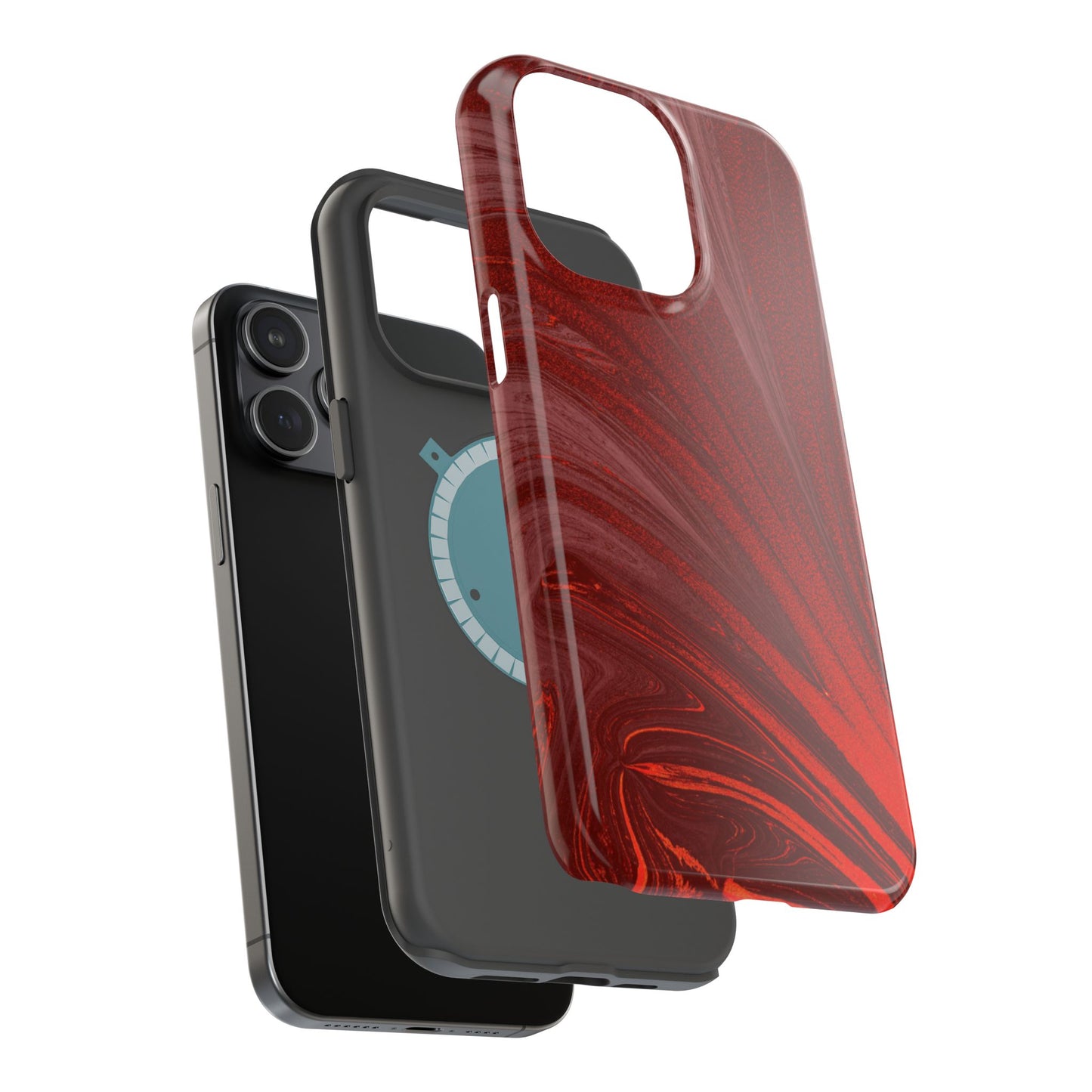 Wireless-Charging Compatible Case – Crimson Current