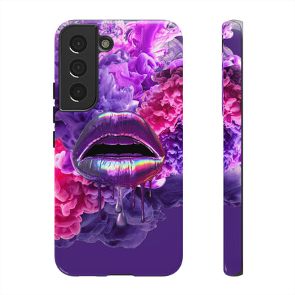 Protective Phone Case – Purple Haze Lips