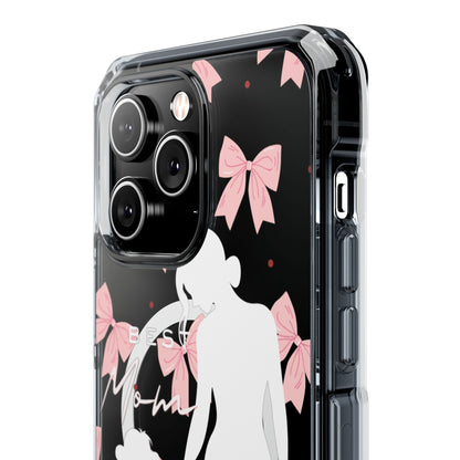 Clear Magnetic Phone Case – Best Mom: My Little Girl