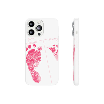 Flexi Case – Mom’s Little Pink Footprints