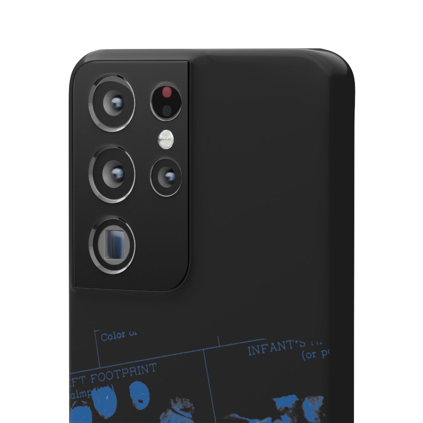 Snap Phone Case – Mom’s Little Blue Footprints