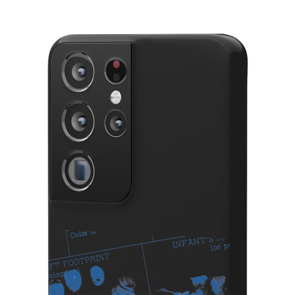 Snap Phone Case – Mom’s Little Blue Footprints