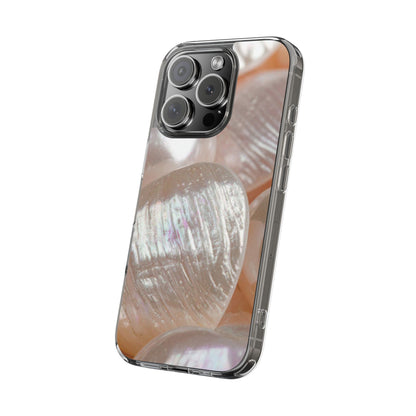 Clear Phone Case – Blush Pearl