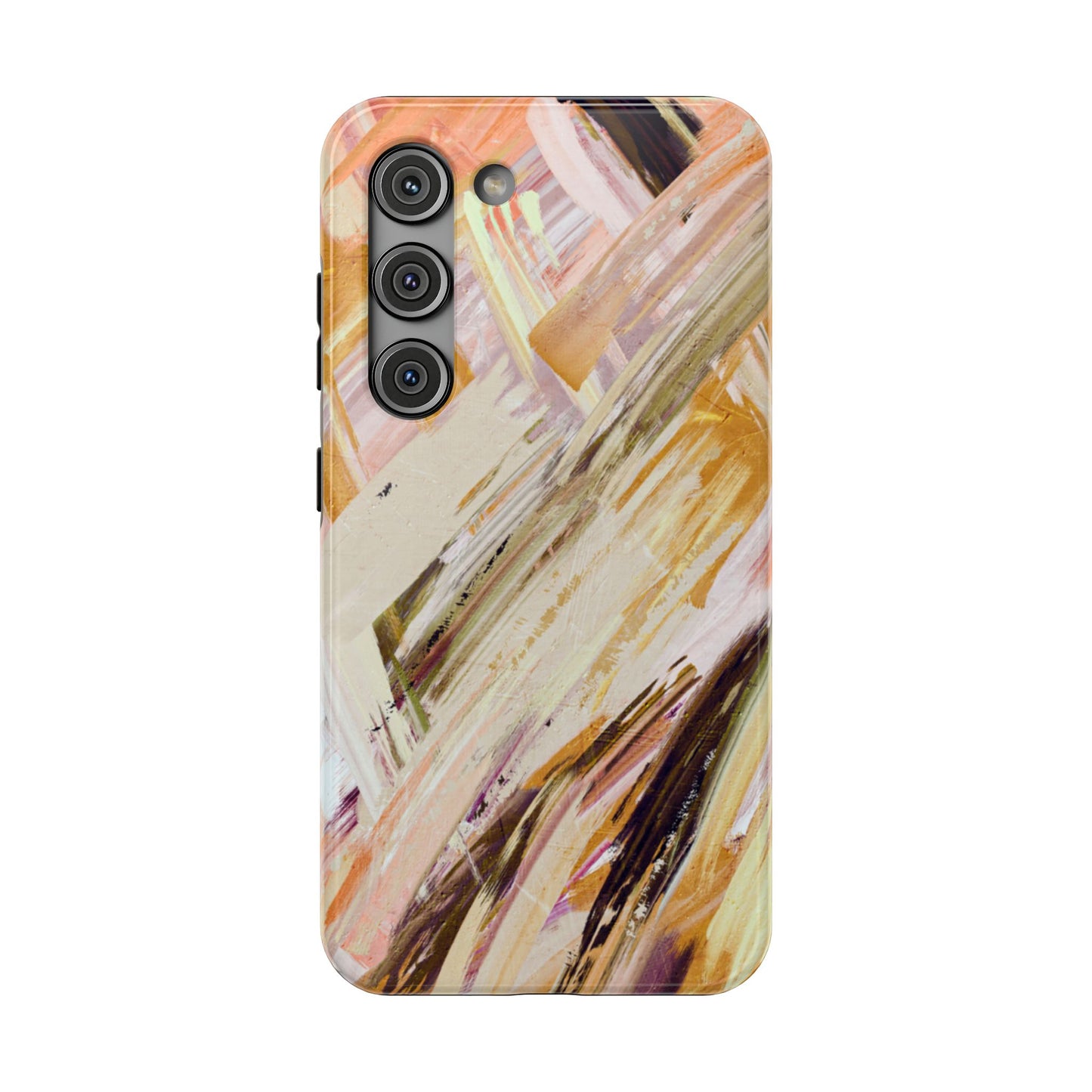 Impact-Resistant Phone Case – Brush & Bronze