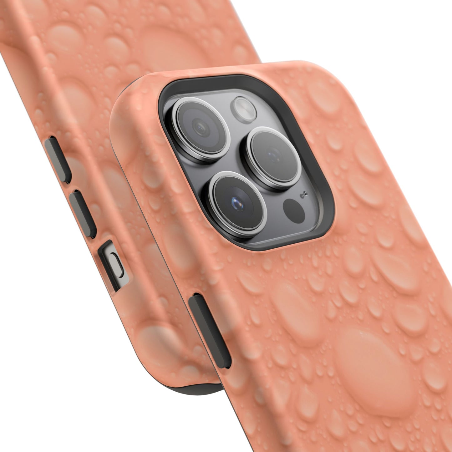 Impact-Resistant Phone Case – Apricot Rain
