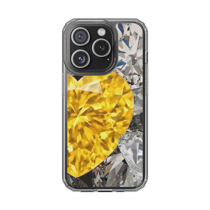 Clear Phone Case – Heart of Gold