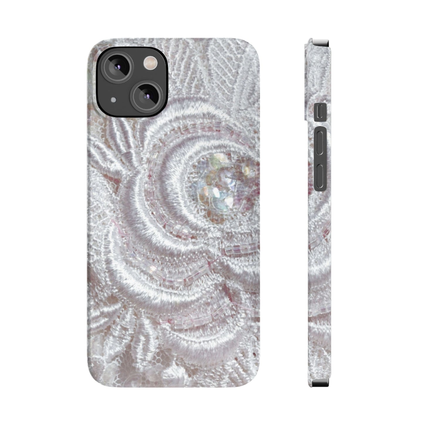 Slim Phone Case – Lace Veil