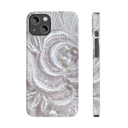 Slim Phone Case – Lace Veil