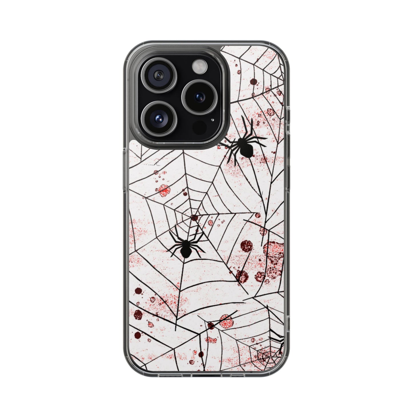 Clear Magnetic Phone Case – Blood Web