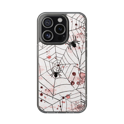 Clear Magnetic Phone Case – Blood Web
