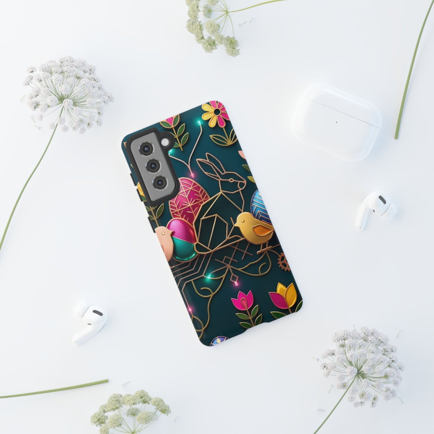 Protective Phone Case – Jeweled Garden