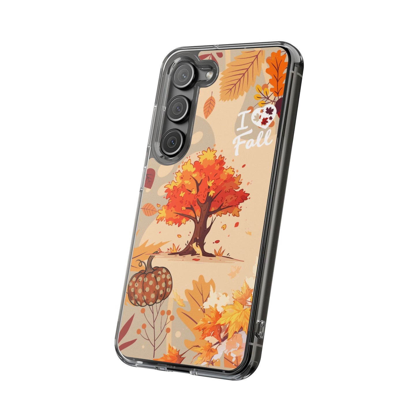 Clear Phone Case – Fall in Love