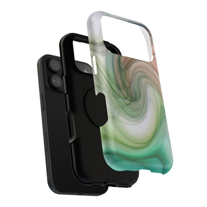 Impact-Resistant Phone Case – Marble Flow