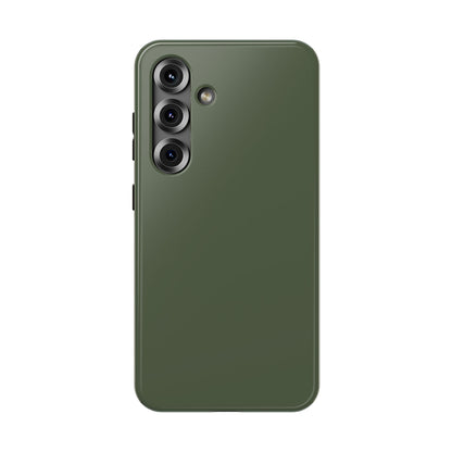 Impact-Resistant Phone Case — Military Green Protective Shockproof Cover