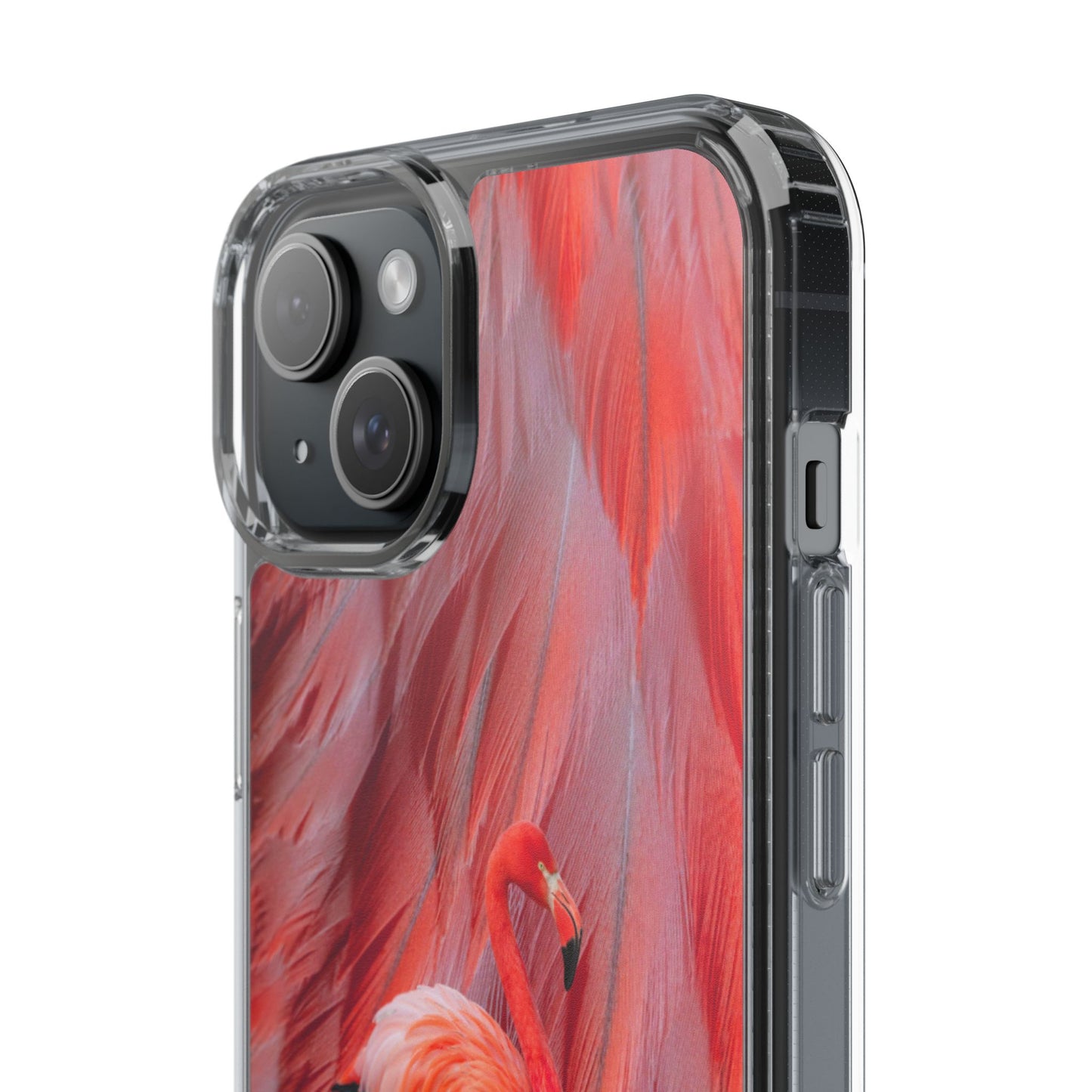 Clear Phone Case – Scarlet Plume