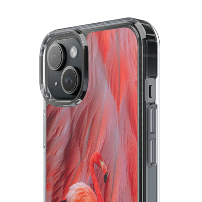 Clear Phone Case – Scarlet Plume