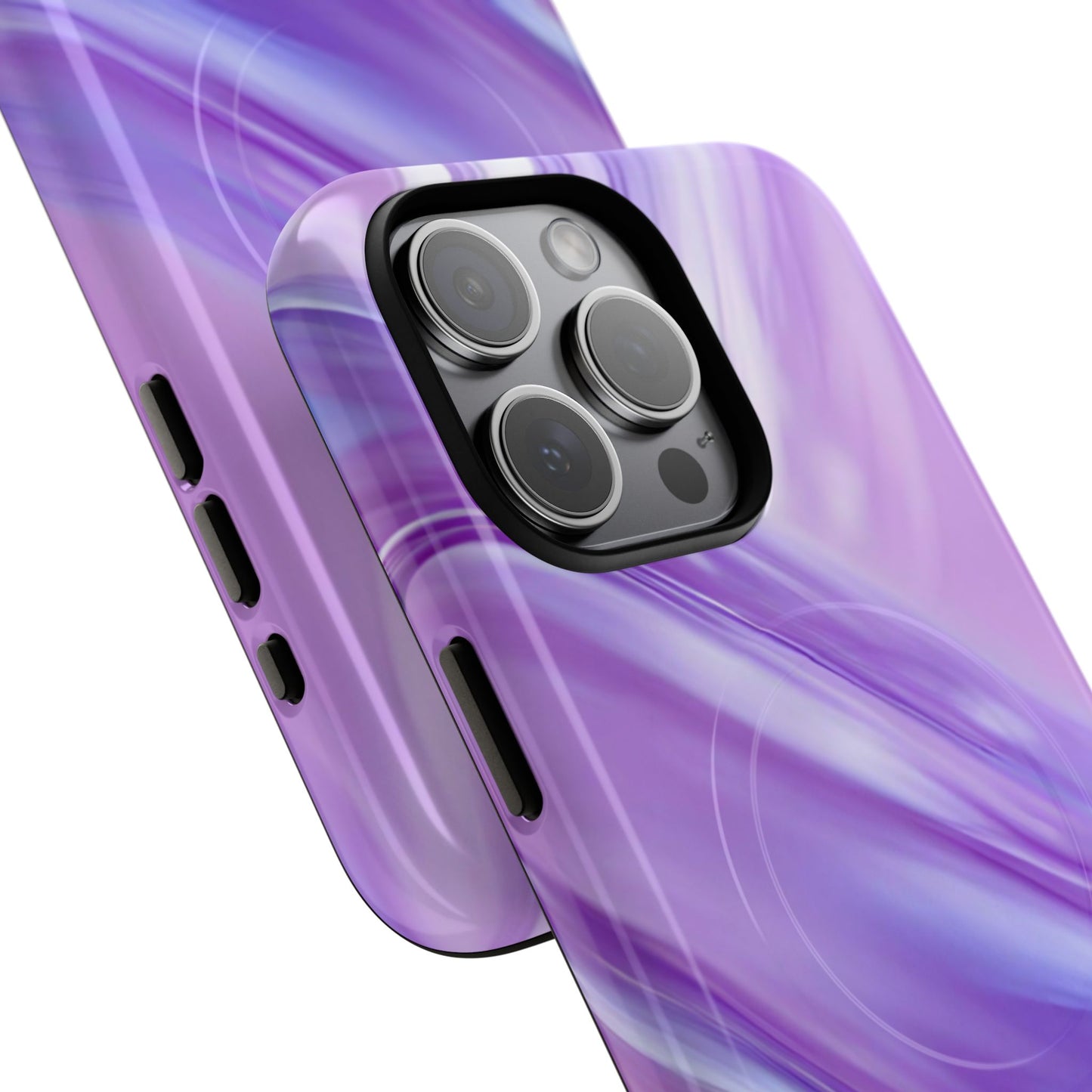 Protective Magnetic Phone Case – Lavender Wave