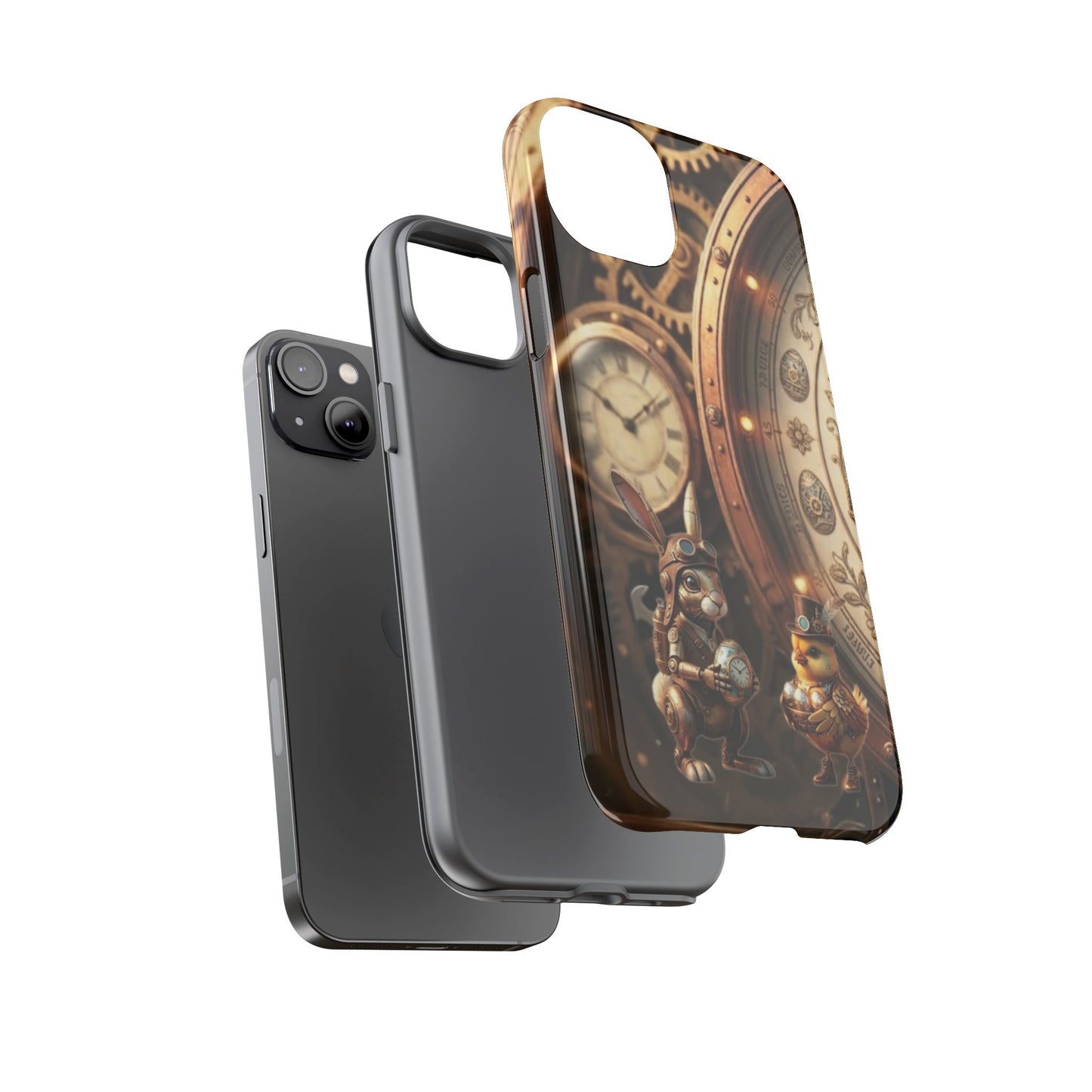 Protective Phone Case – Clockwork Cottontail