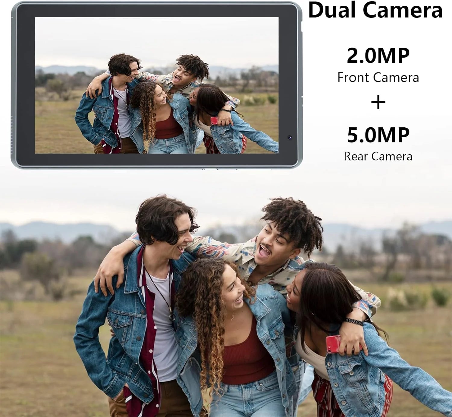 7 Inch Tablet, Android 15 Tablets RAM 6GB+ROM 32GB Quad Core Tablet, IPS Screen, 5.0 MP Camera, Wi-Fi, Bluetooth, GPS, FM Tablet PC Black