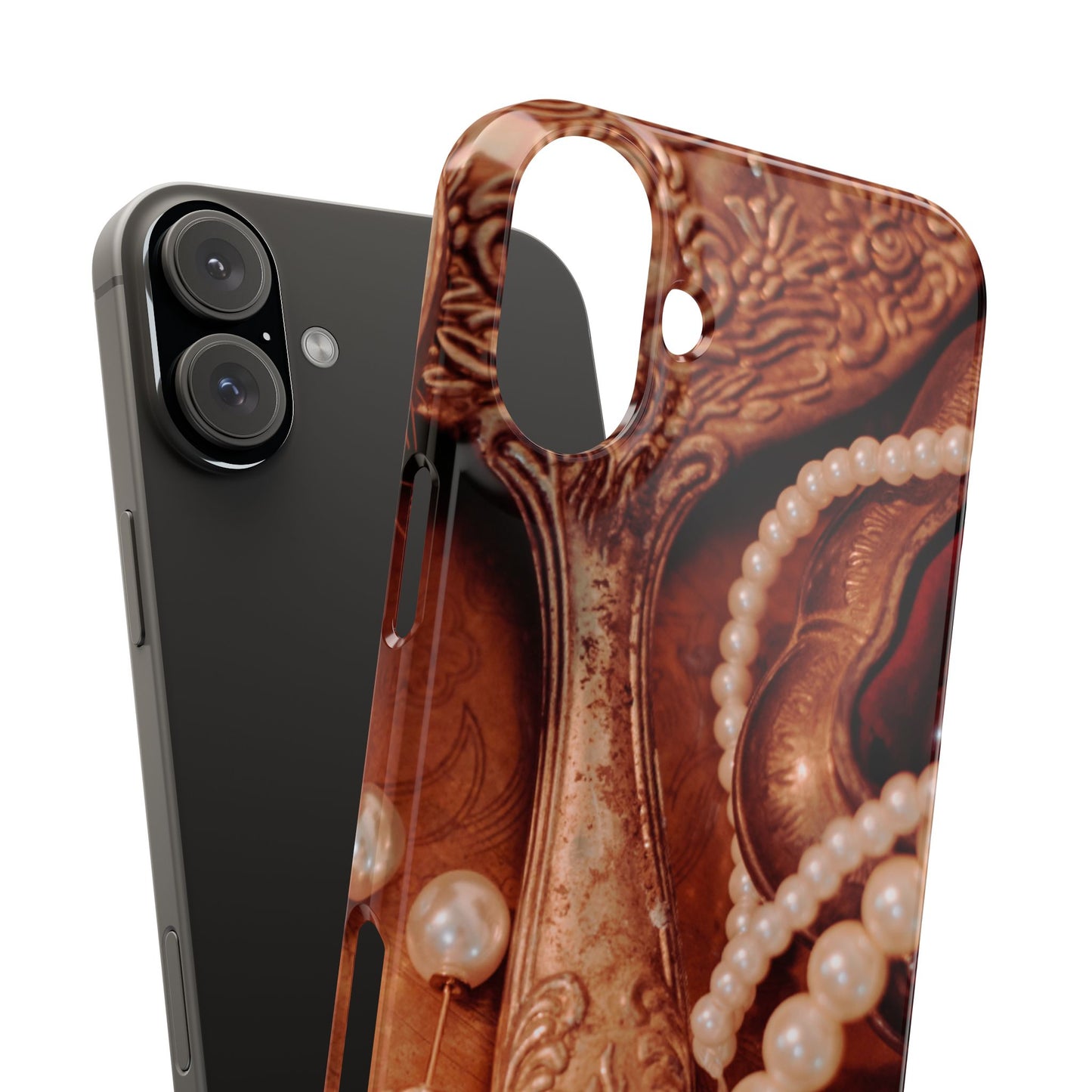 Slim Phone Case – Bronze Vanity