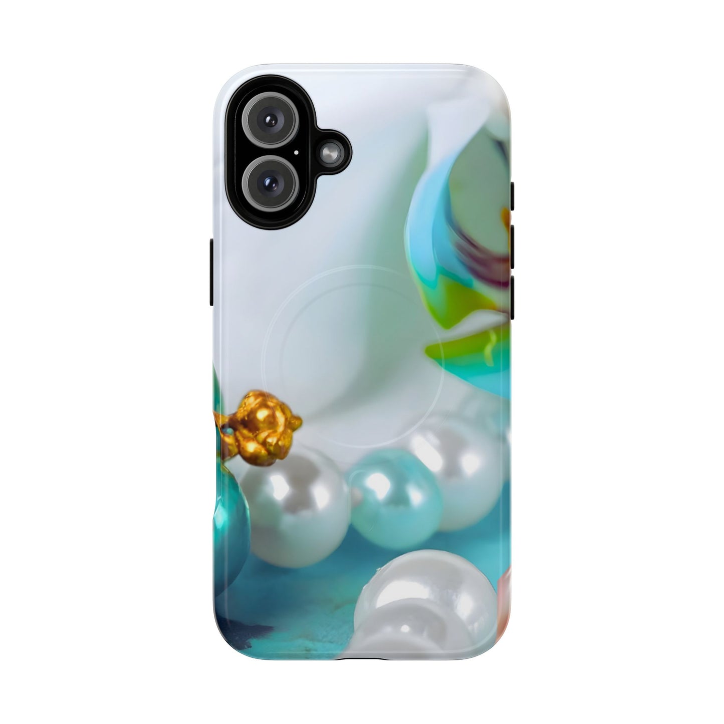 Protective Magnetic Phone Case – Mermaid's Pearl