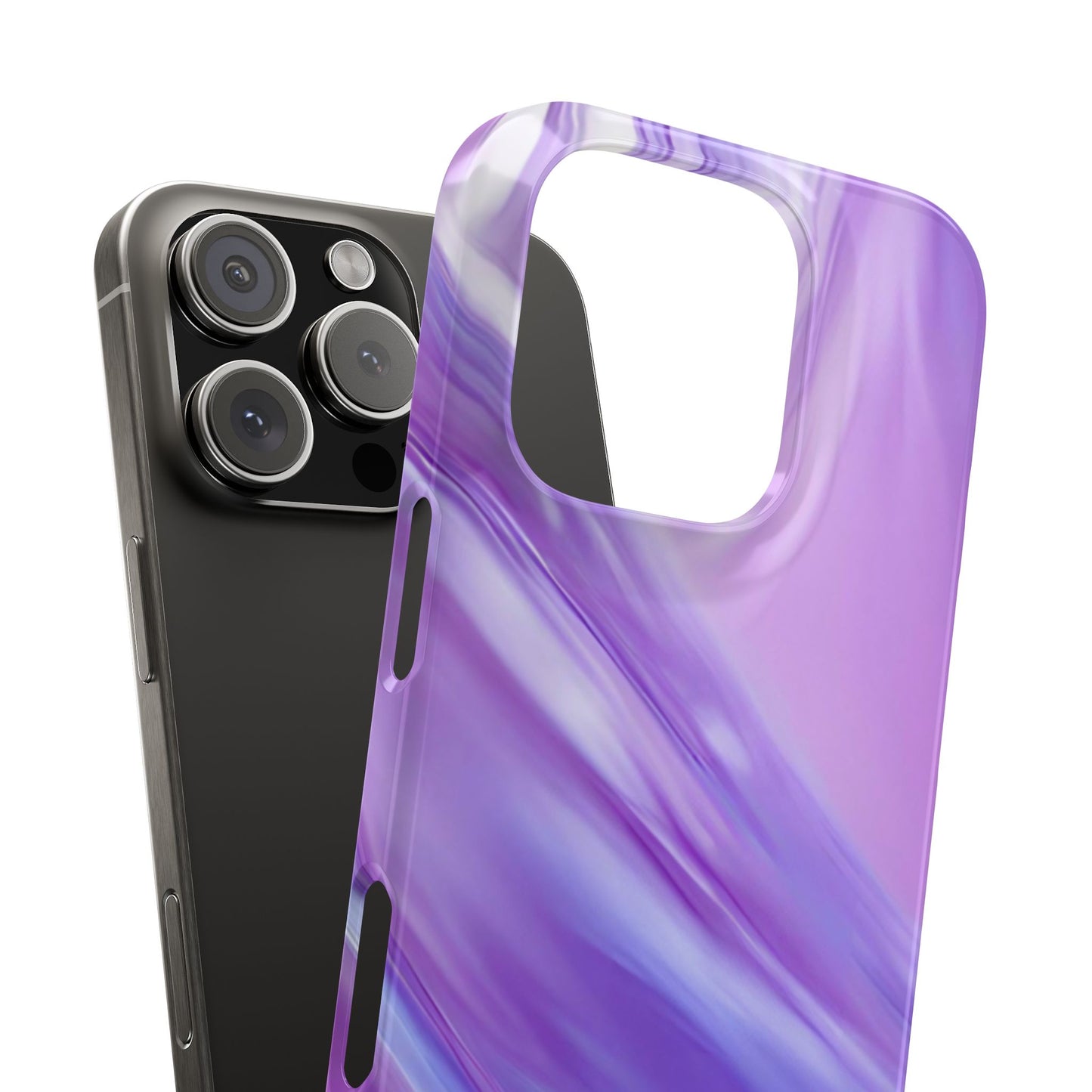 Snap Phone Case – Lavender Wave