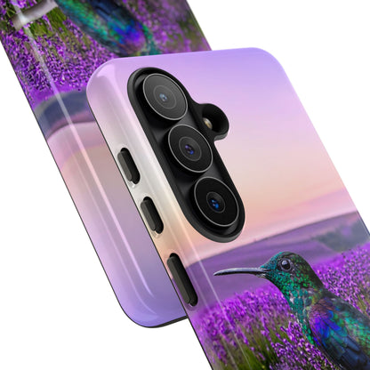 Protective Phone Case – Hummingbird Reverie