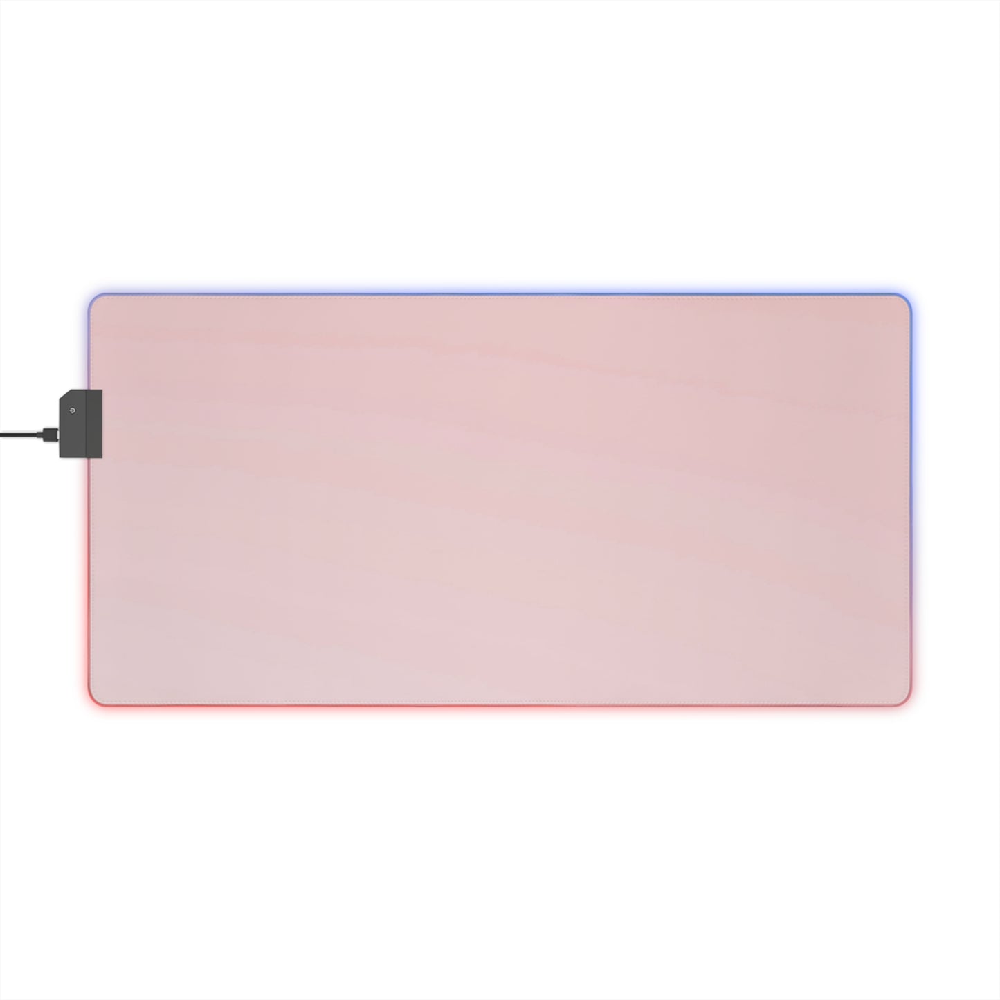 Gaming LED Desk Mat – Soft Blush