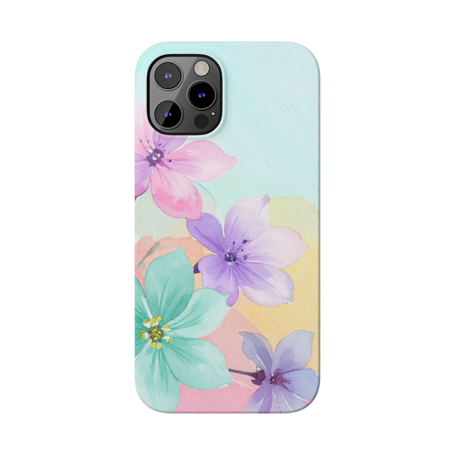 Slim Phone Case – Water Petal