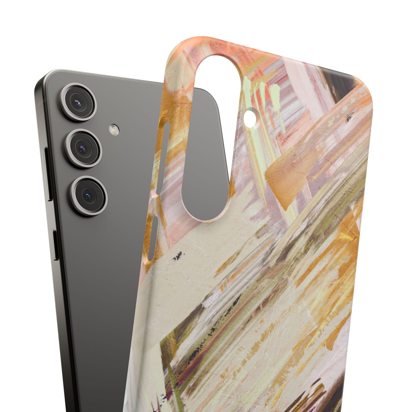 Snap Phone Case – Brush & Bronze
