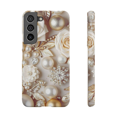 Snap Phone Case – Ivory Opulence