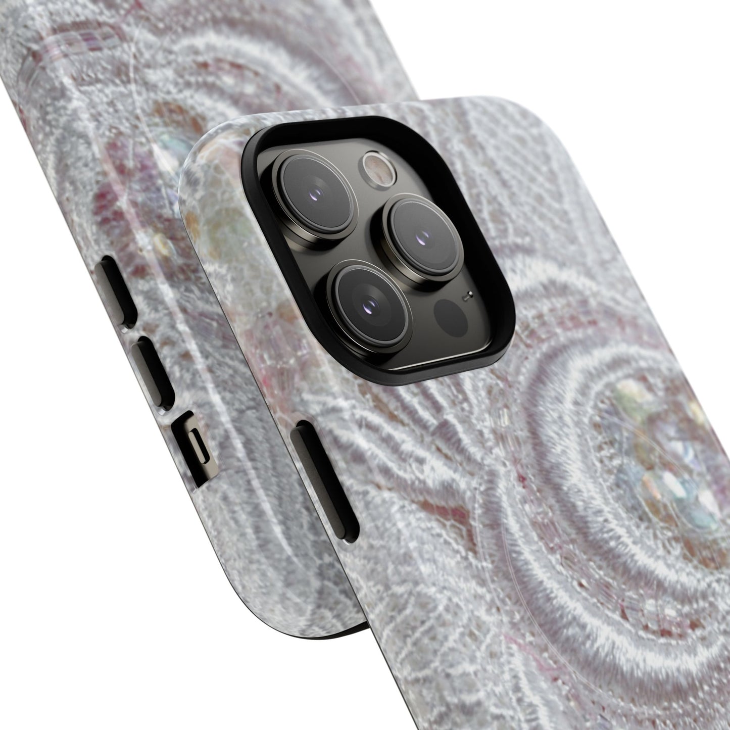 Protective Magnetic Phone Case – Lace Veil