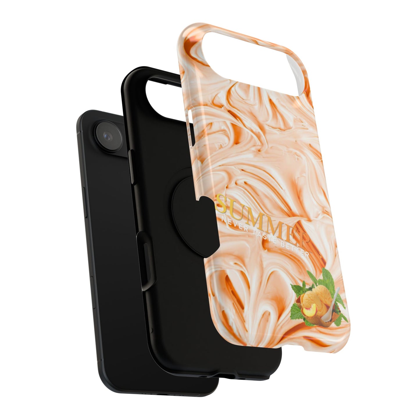 Impact-Resistant Phone Case – Peach Sorbet