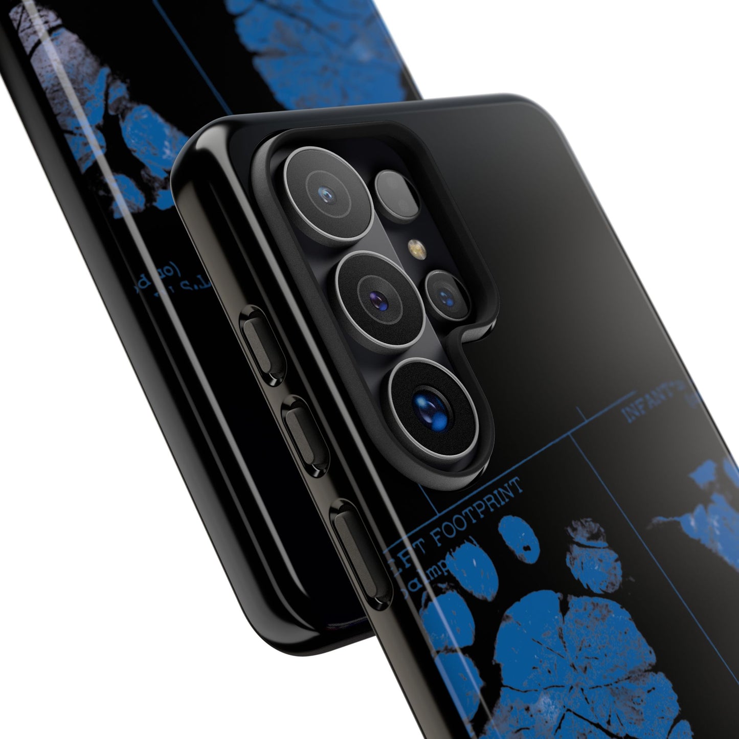 Protective Phone Case – Mom’s Little Blue Footprints