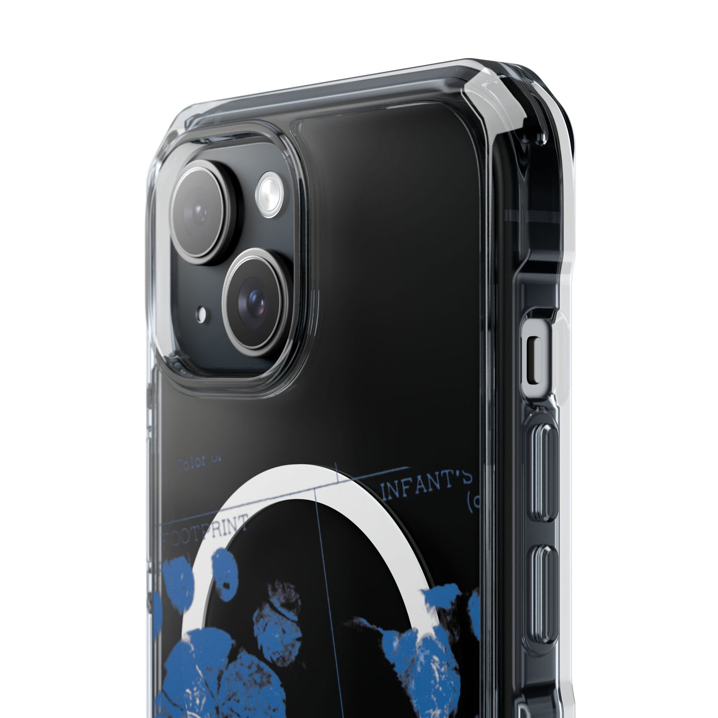 Clear Magnetic Phone Case – Mom’s Little Blue Footprints