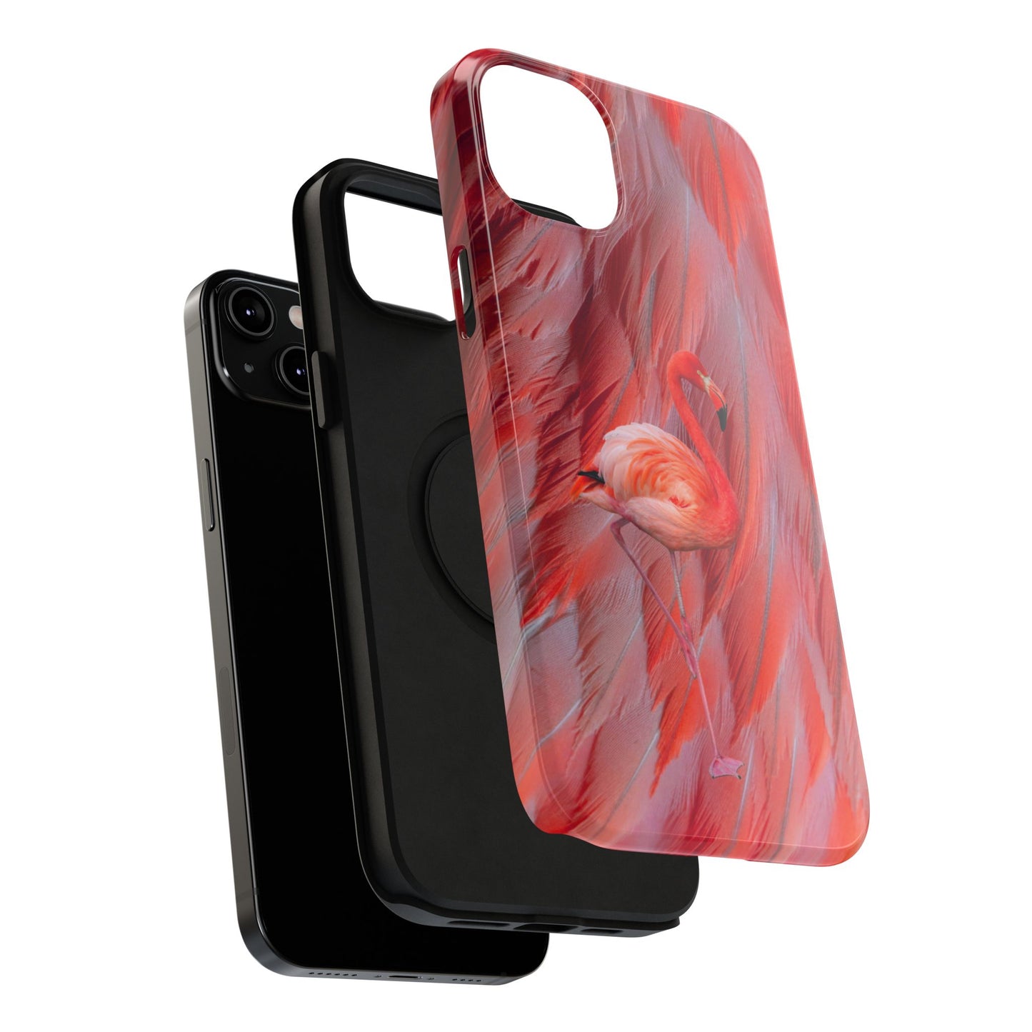 Impact-Resistant Phone Case – Scarlet Plume