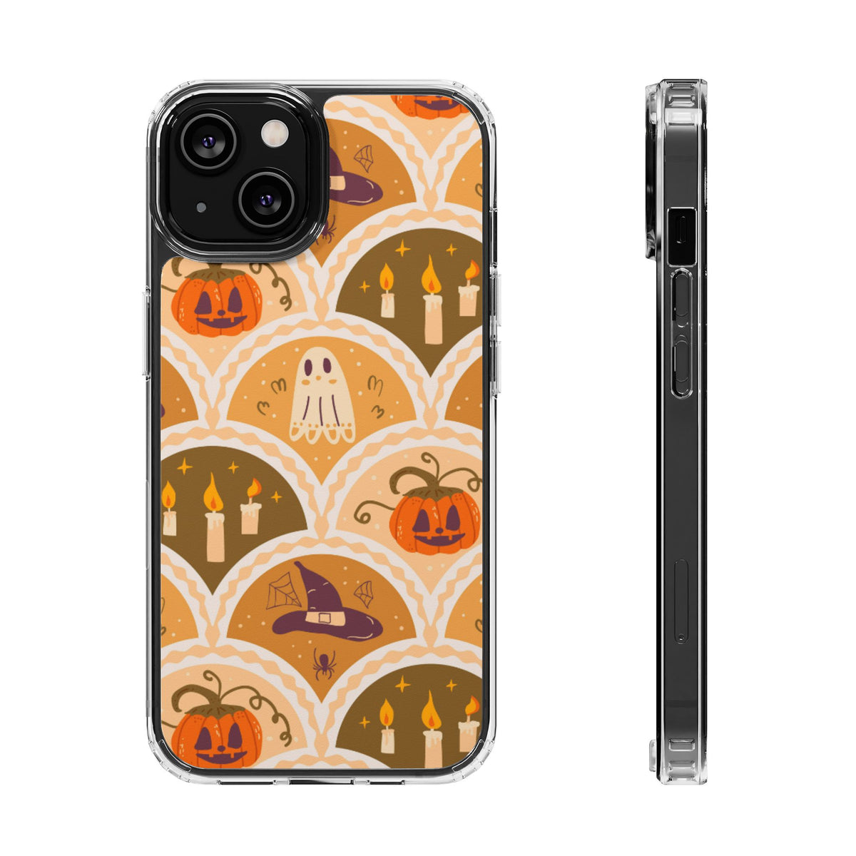 Clear Phone Case – Vintage Haunt – Compatible with iPhone 13–17 & Samsung Galaxy S25–S26 Series